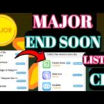 Major Task End । Major Mining End। Major Final Step। Major NFT Update । Major On CoinMarket ।