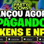 Novo Jogo Gratis NFT e Cripto Party Icons na Ronin Pagando em Tokens e NFTs