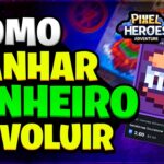 Novo Jogo NFT e Cripto MMORPG Gratis Pixel Heroes Adventure Play To Earn