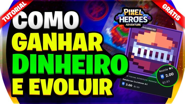 Novo Jogo NFT e Cripto MMORPG Gratis Pixel Heroes Adventure Play To Earn