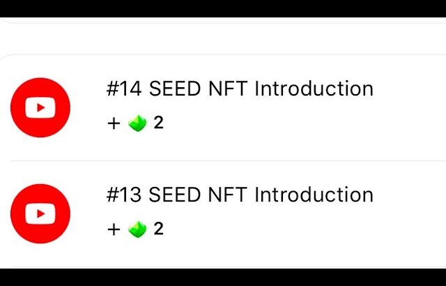 SEED Verify Code | #14 SEED NFT Introduction | SEED’S New Video Code | Seed Code | Seed Video Code