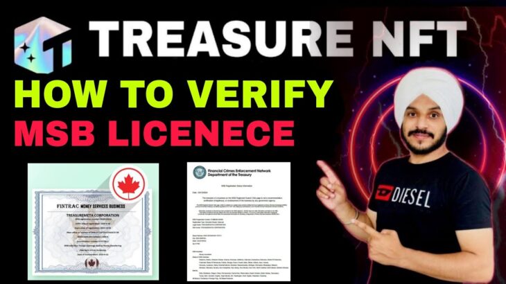 Treasure NFT How To Verify MSB Licence & Certificates || Don’t Blaim Seniors