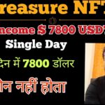 Treasure NFT Income 7800 USDT in A Day