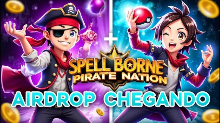 URGENTE  CHEGOU A HORA DE GANHAR DINHEIRO NO SPELLBORNE NFT E PIRATE NATION DATAS DO AIRDROP CHEGOU