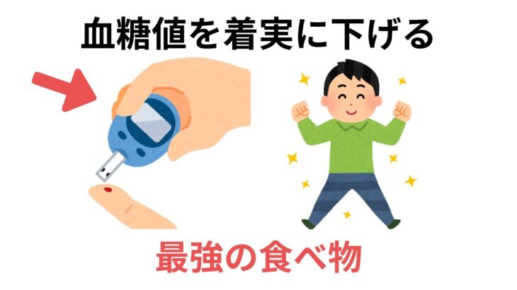 糖尿病を自力で治す！血糖値を下げる最強の食べ物と飲み物【糖尿病の予防と改善】（有料級の雑学）