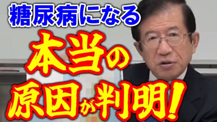 【武田邦彦】医者や栄養士が絶対に言わない「糖尿病の本当の原因」がついに判明！ ※これを言うと病院をクビになるらしいです※