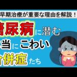 【糖尿病の危険な合併症】手遅れとなる前の糖尿病の早期治療が重要な理由を解説！