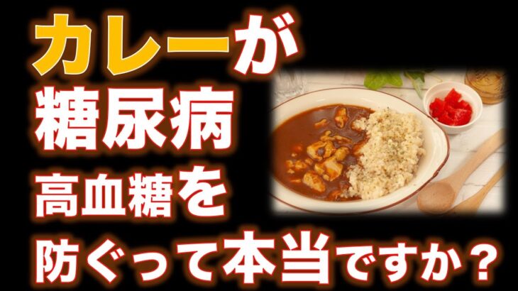 【糖尿病】カレーが糖尿病 高血糖を防ぐって本当ですか？