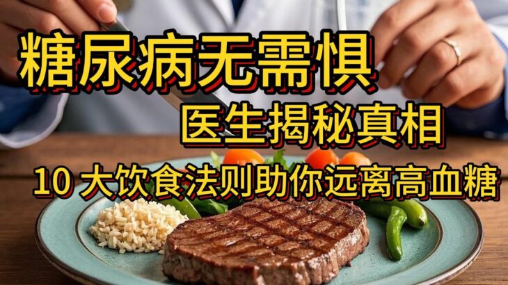 糖尿病无需惧！医生揭秘真相，10 大饮食法则助你远离高血糖