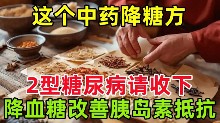 这个中药降糖方，2型糖尿病请收下！不仅降血糖还改善胰岛素抵抗#健康常識#養生保健#健康#健康飲食