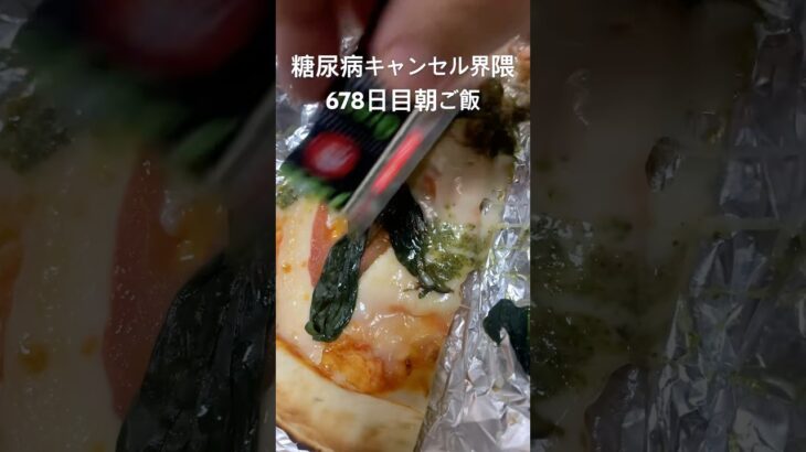 昨日の残りピザ3切れ食べた糖尿病キャンセル界隈678日目朝ご飯 #糖尿病キャンセル界隈 #糖尿病 #糖尿病の品格 #毎食投稿 #ピザ #pizza #糖質制限 #糖質 #べべたこ #乞食娯楽 #乞食