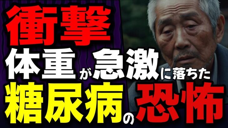 【70代50代年金夫婦】【糖尿病経験談】糖尿病の本当の恐怖/体重が急激に落ちた命の危険とは/