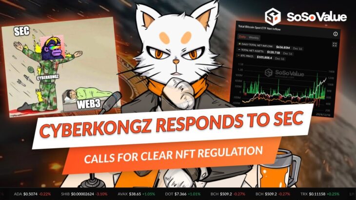 CyberKongz Responds to SEC, Calls for Clear NFT Regulation – SoSoValue News