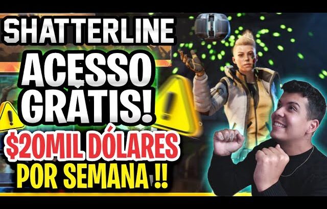 GUIA INICIAL + ACESSO GRATIS AO JOGO DO ANO SHATTERLINE JOGO NFT FPS GRATIS