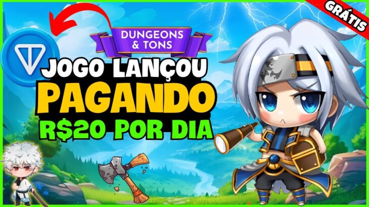 🔥 JOGO NFT GRÁTIS MOBILE de MINERAÇÃO PAGANDO MUITO ! Como GANHAR no DUNGEONS & TONS – FREE TO PLAY