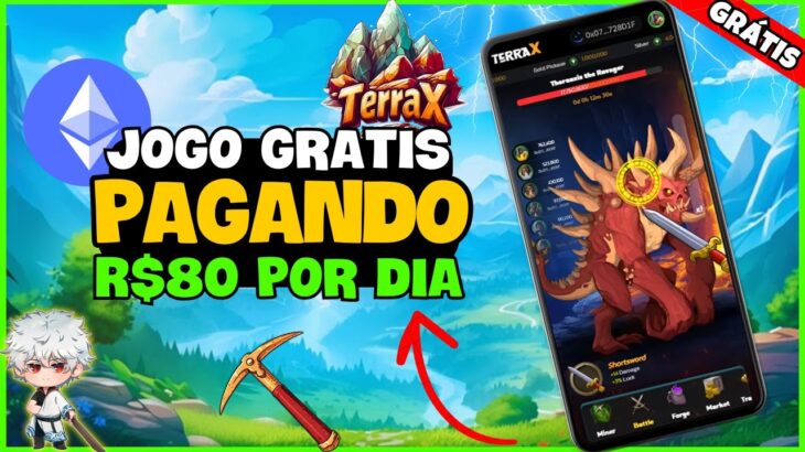 🔥 JOGO NFT GRÁTIS MOBILE de MINERAÇÃO PAGANDO MUITO ! Como GANHAR no TERRAX – FREE TO PLAY