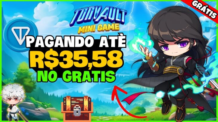 🔥 JOGO NFT GRÁTIS MOBILE de MINERAÇÃO e TA PAGANDO MUITO ! Como GANHAR no TON VAULT – FREE TO PLAY