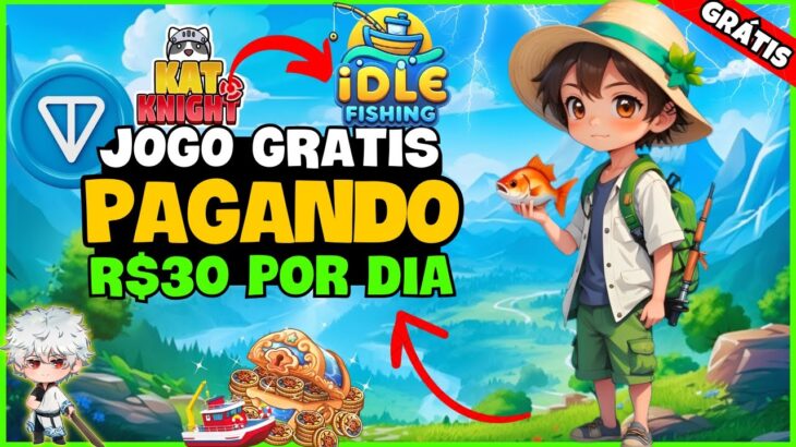 🔥 JOGO NFT GRÁTIS MOBILE de MINERAÇÃO ta PAGANDO MUITO ! Como GANHAR no IDLE FISHING – FREE TO PLAY