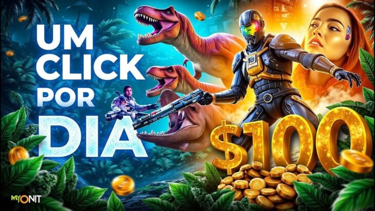 Quanto Ganhei no Jurassic Land 🦖💵 – Novo Jogo NFT de Click Play to Earn Pagando Ganhadores Revelados