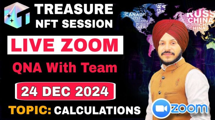 Treasure NFT Live Zoom Session || QNA With Team by Manu Chhina