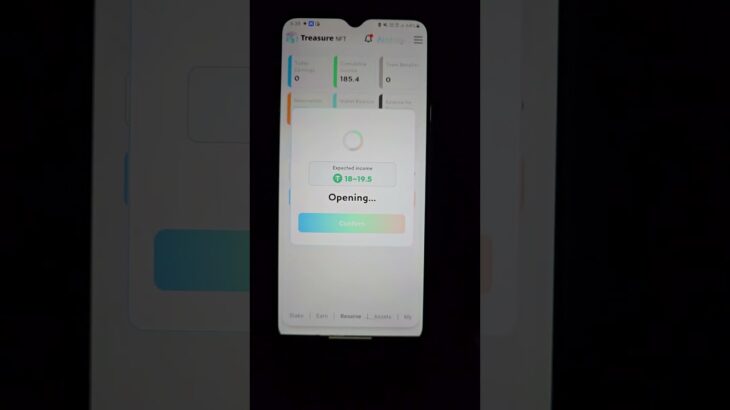 Treasure nft reservation process and earnings Comment for more information