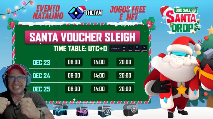 VÃO LANÇAR OS NOVOS NFT THETAN WORLD DE NATAL E + NFT GRATUITO + EVENTOS E AIRD ROPS – JOGO OFICIAL