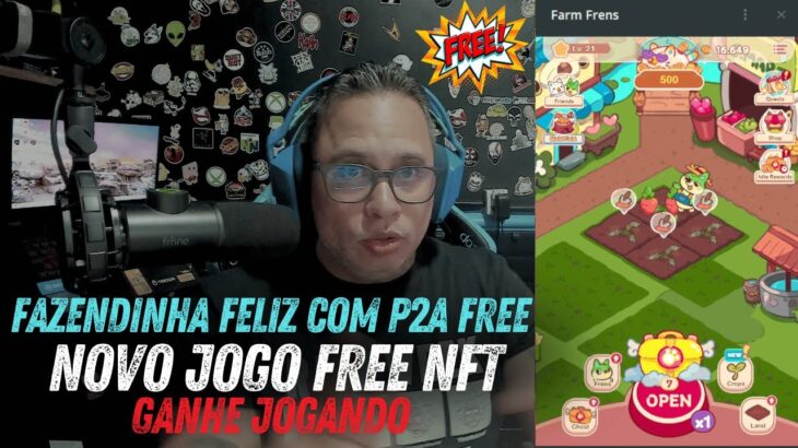 VOCE VAI GANHAR 02 BADGES NFT POR DIA E JOGO DE FAZENDINHA INCRIVEL COMECE HOJE E FARM PARA O P2A