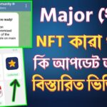 major nft কারা পাবেন | major nft update | major nft dibe