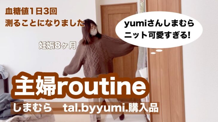 【妊娠糖尿病ルーティン】糖尿病の食事公開🍽️tal.byyumi.しまむら購入品🦓妊娠8ヶ月主婦