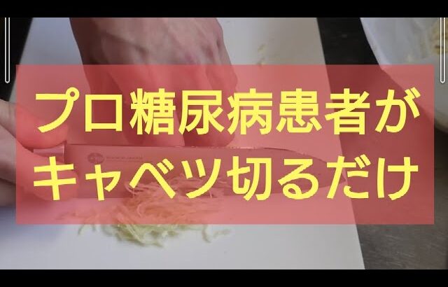 プロ糖尿病患者がキャベツ切るだけ