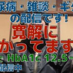 糖尿病・雑談・ギターの配信中です！！　　３ヶ月で糖尿病、寛解に向かっています！！！ 　(ダイエット、ウォーキング)　 1ヶ月で−16kg！！　　HbA1c 12.5→6.6 　　糖尿病運動、食事療法