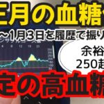 【1型糖尿病】高血糖不可避？お正月の血糖値を振り返る　ミニメドMiniMed780G使用中