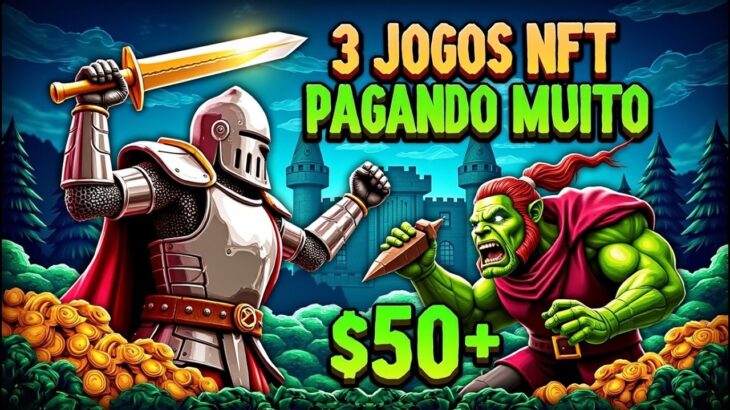 3 JOGOS NFT  GRATIS PAGANDO MUITO  –  GANHE DINHEIRO NO AUTOMATICO  PLAY TO EARN #PLATOEARN