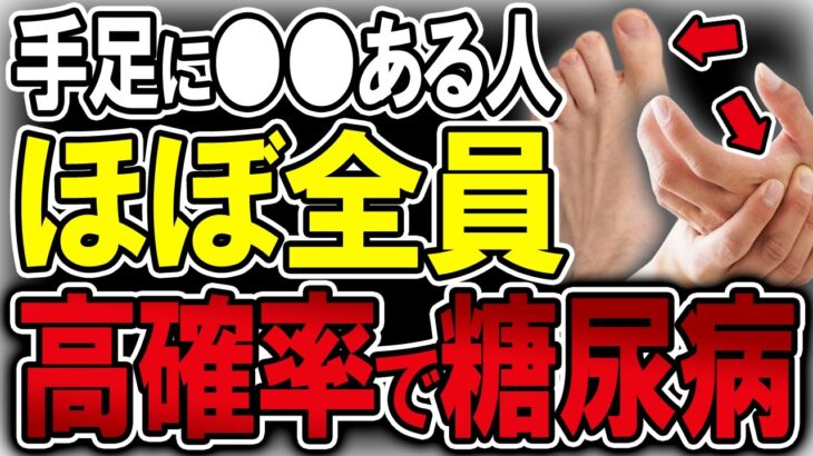 【40代50代】手足の●●は糖尿病の前触れです…今すぐ確認してください…【うわさのゆっくり解説】血糖値・高血糖・糖尿病