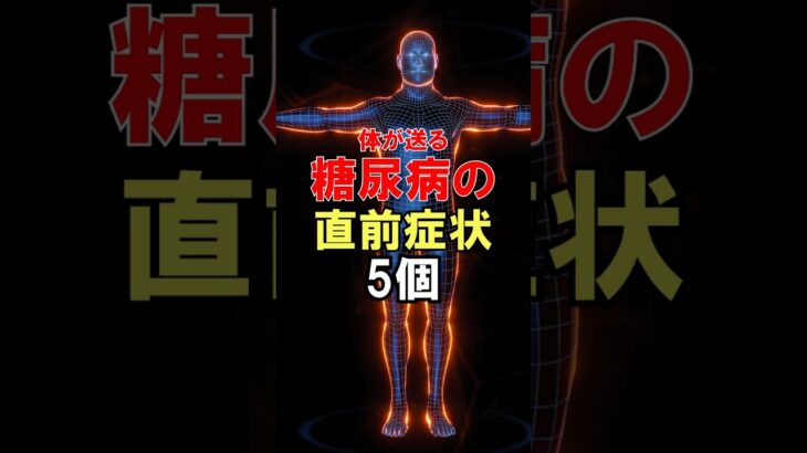 体が送る糖尿病の直前症状5個