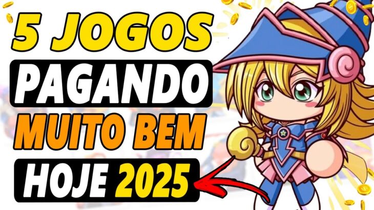 5 JOGOS NFT PAGANDO HOJE! Veja COMO GANHAR DINHEIRO em 2025 (PC e CELULAR)