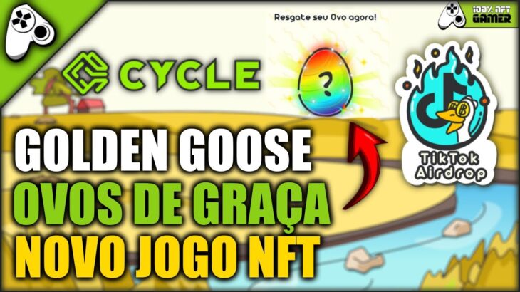 GOLDEN GOOSE – NOVO JOGO NFT DE RENDA PASSIVA MAIS AIRDROP NO TIKTOK E OVOS DE GRAÇA