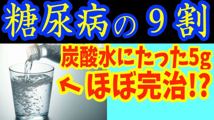 【糖尿病必見！】知らないと一生後悔！炭酸水に入れるだけで血糖値&HbA1cが下がる食べ物と避けるべき食べ方【ごっそり痩せる・便秘解消・代謝アップ・ダイエット効果・糖尿病・高齢者・血糖値】