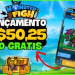 🔥 JOGO NFT GRÁTIS MOBILE de MINERAÇÃO PAGANDO MUITO ! Como GANHAR no MONSTER FIGHT – FREE TO PLAY