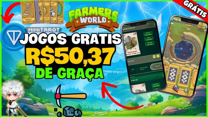 🔥 JOGO NFT GRÁTIS MOBILE ta PAGANDO MUITO ! Como GANHAR no MINI TAROT e FARMERS WORLD – FREE TO PLAY