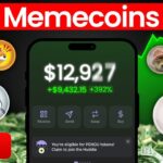 LIVE TRADING 100X MEME COINS! LIVE TRADING TRUMP MEME COIN! TRUMP COIN ON SOLANA! TIKTOK CRYPTO