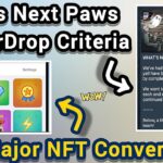 Major NFT Conversion | Paws AirDrop Criteria And Paws AirDrop Important Questions