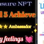 My level 5 Achievements and Star 2 Ambassador in Treasure NFT