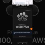 🐾PAWS Airdrop NFT Voucher Mint & Sell Process | Paws Airdrop Pre-market Update | Paws Airdrop Update