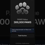 PAWS NFT Voucher Mint & Sell | Paws Mint Voucher | Paws Airdrop New Update | Paws NFT Voucher Sell