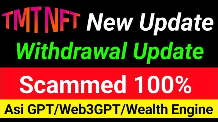 TMT NFT Withdrawal Update | TMT NFT Scam New Update | Treasure NFT At High Risk