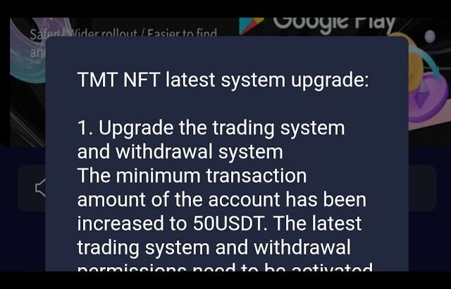 Tmt NFT Latest System Upgrade || Tmt nft