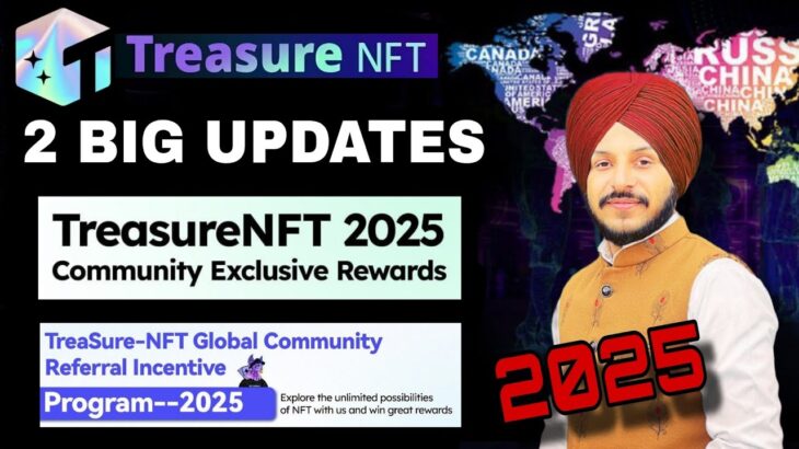 Treasure NFT 2025 New Updates || 2 Big Updates || $50 Bonus In January