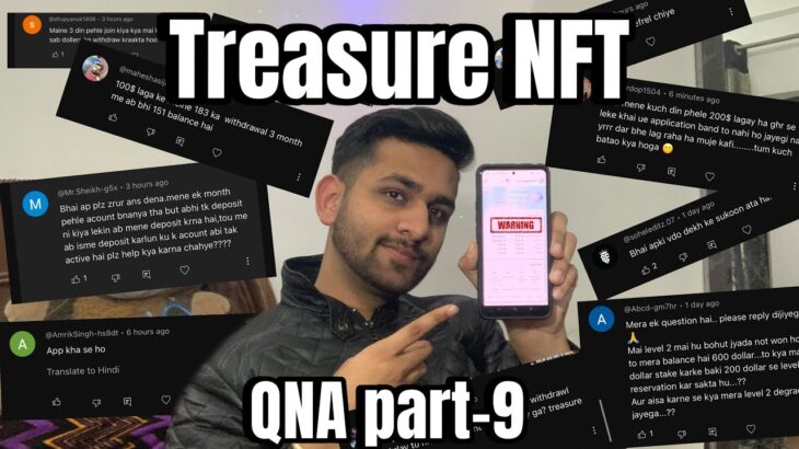 Treasure NFT || QNA || sabko mila ga unka questions ka answers|| kyu deta ha treasure nft itna paisa