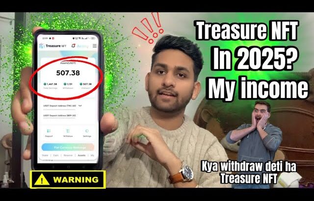 Treasure NFT Review 2025 : My Income Level2 | Treasure NFT Real or Fake? 1 lakh profit #treasurenft